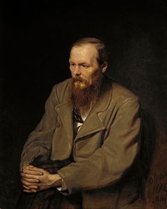 "Portrait of Fedor Dostoyevsky" by Vasily Perov [Public domain image from Wikimedia]